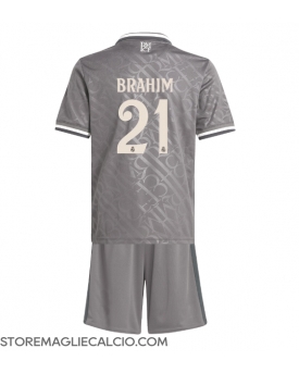 Real Madrid Brahim Diaz #21 Maglia Gara Terza Repliche 2024-25 Bambino